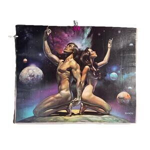 Boris‎ Vallejo Reaching for the Stars Poster 19x23.5 Fantasy Art Vintage Rare